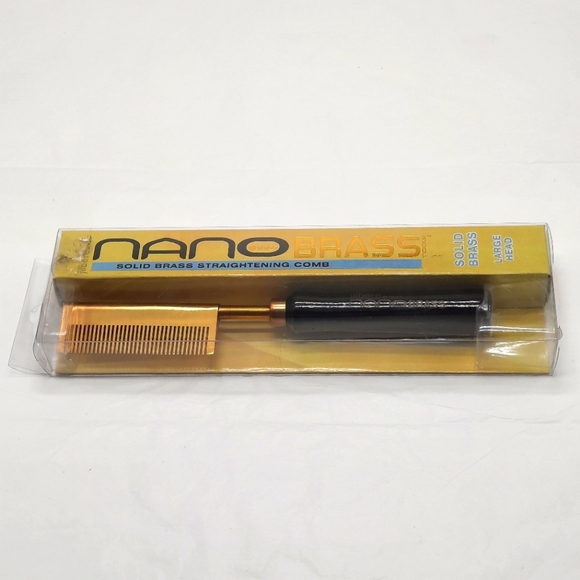 jilbere Hair Jilbere Nano Solid Brass Straightening Comb Hair Styling Tool Poshmark
